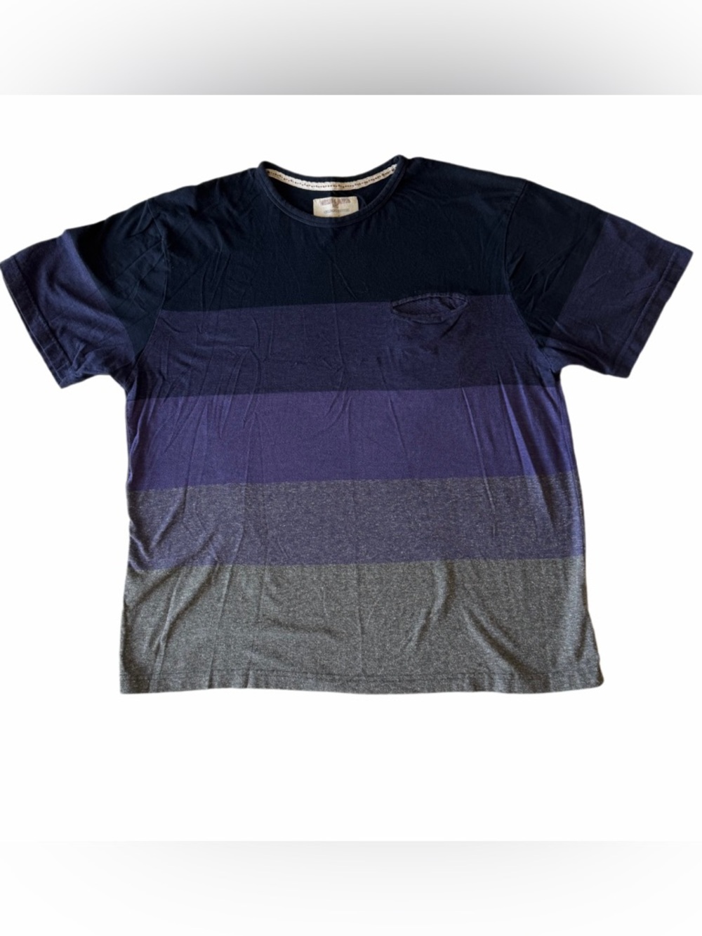 Men's Striped Crew Neck T-Shirt